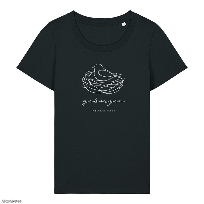Geborgen Psalm 84:4 Frauenshirt
