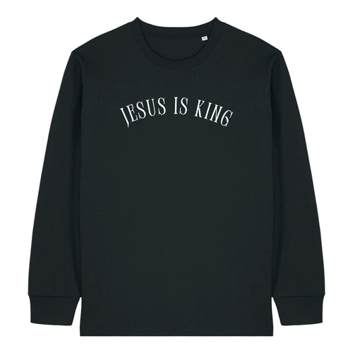 Jesus Is King Curved Longsleeve