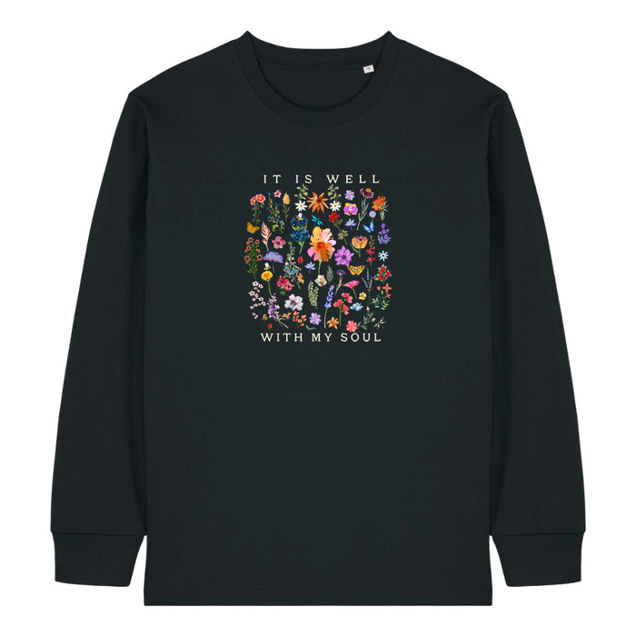 It is well (flowers) Longsleeve