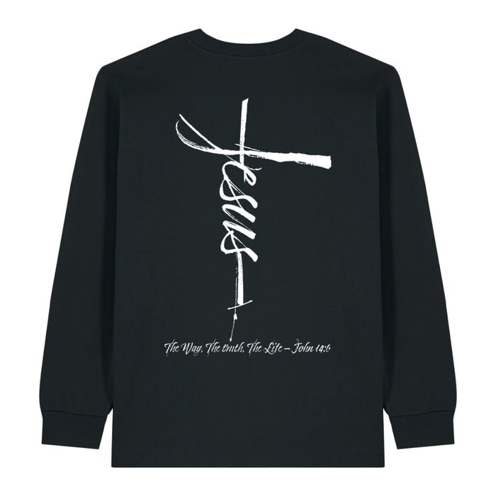 Jesus Cross Longsleeve BackPrint