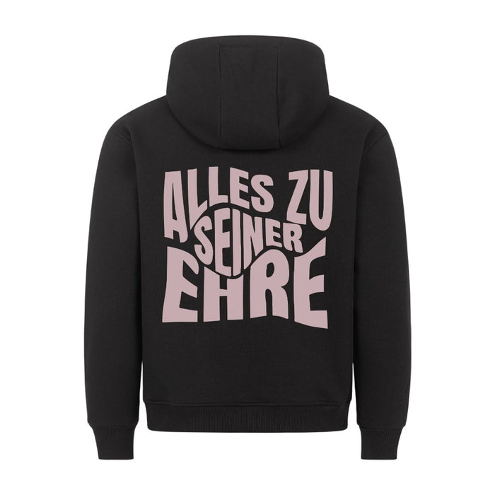 Alles zu seiner Ehre Hoodie Backprint