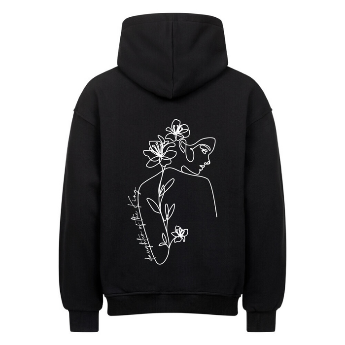 Daughter of the King Oversized Hoodie Backprint