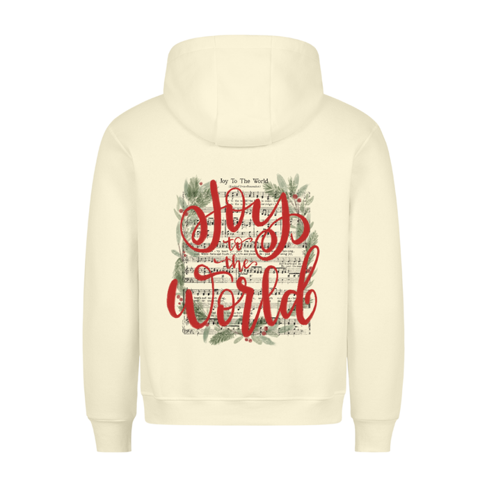Joy to the World Song Christmas Hoodie BackPrint