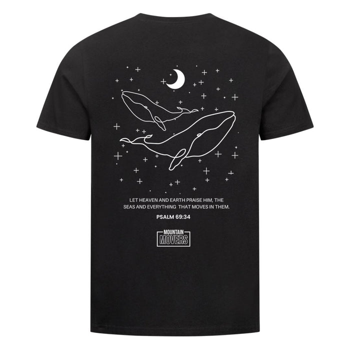 Heaven and earth praise him Shirt Backprint