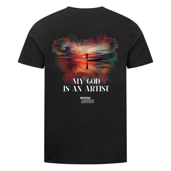 My God is an Artist Shirt Backprint