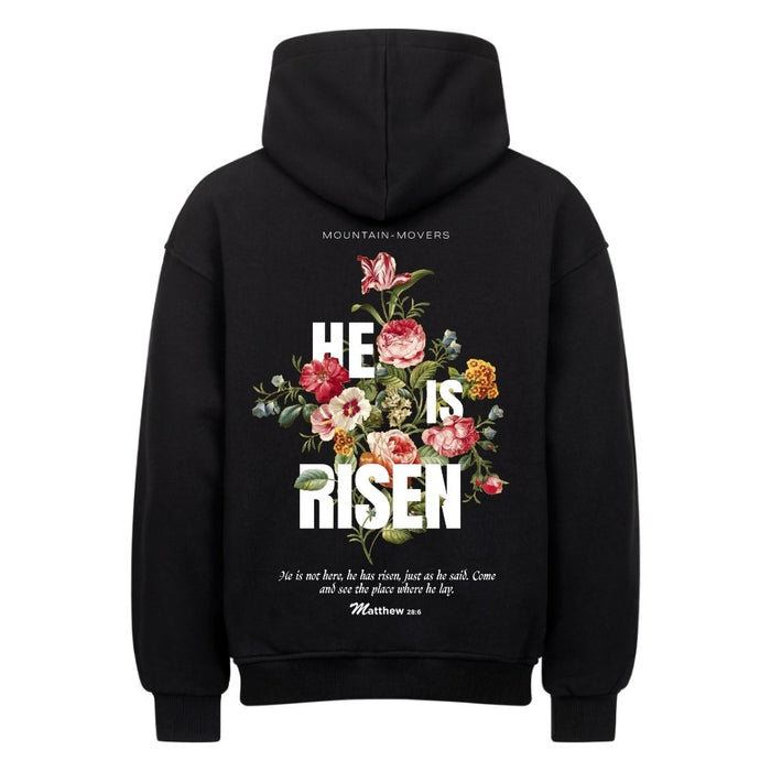 He is Risen Streetwear Oversize Hoodie Backprint