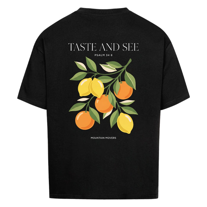 Taste and See Oversize Shirt BackPrint