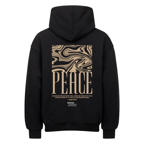 Peace streetwear oversized hoodie met rugprint