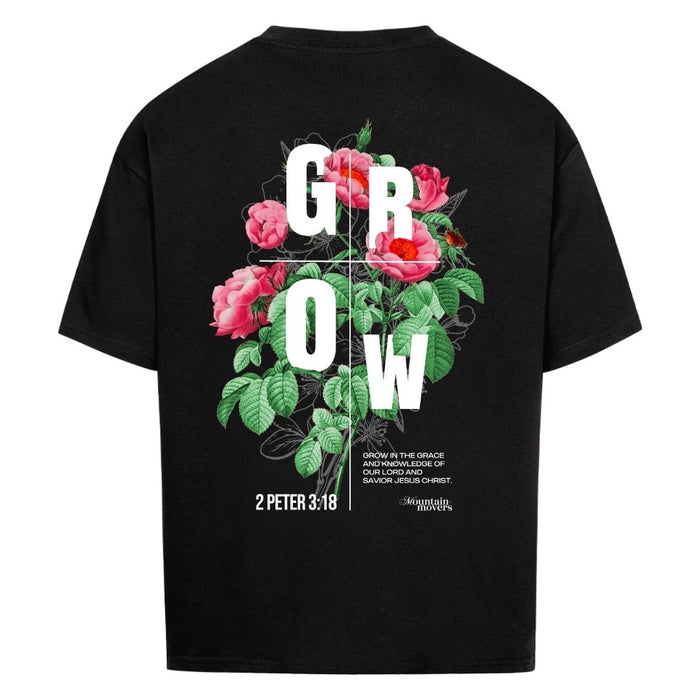 GrowFlower Oversized Shirt BackPrint