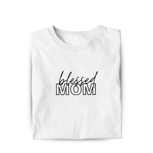 Gezegend moeder dames T-shirt