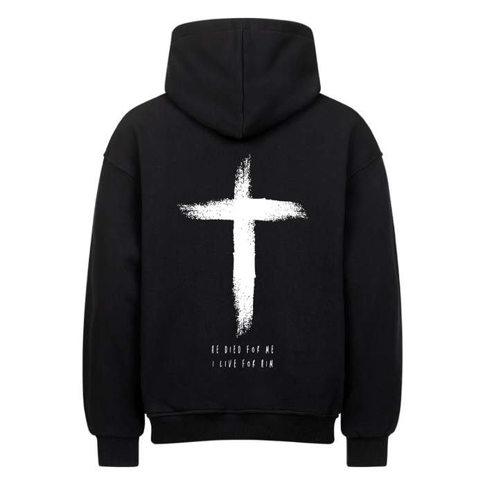 HIJ STIERF OVERSIZE HOODIE Rugprint