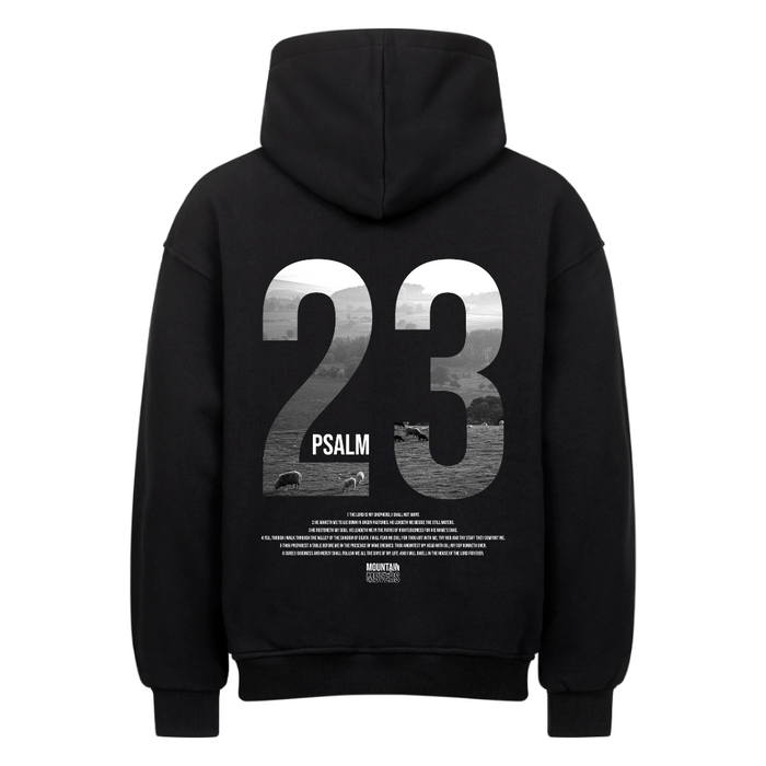 Psalm 23 Oversized hoodie met rugprint