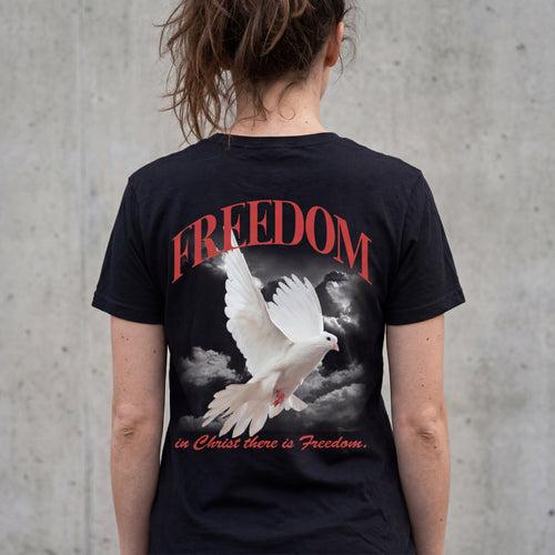 Freedom in Christ Shirt Backprint