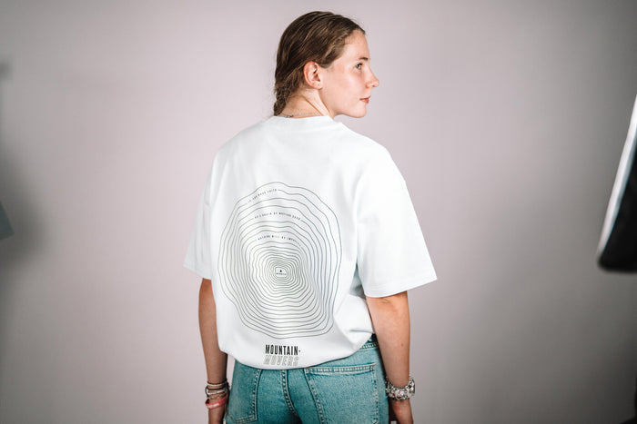 Mustard Seed Höhenlinien Matthäus 17:20 Heavy Oversized Shirt Backprint