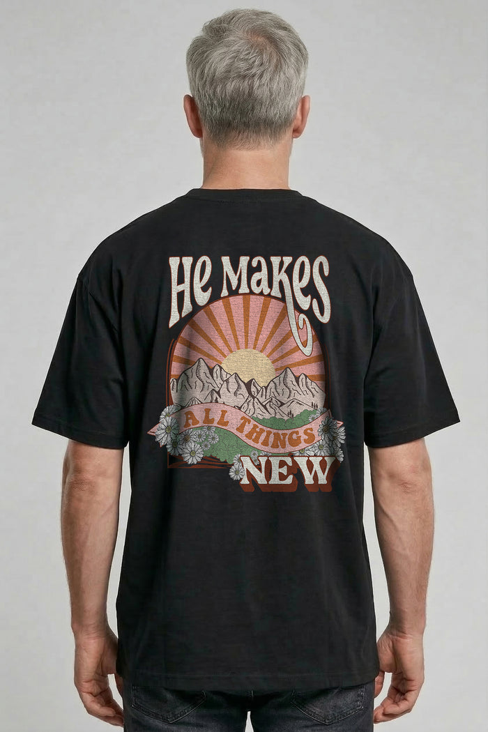 He makes new Oversized Shirt BackPrint