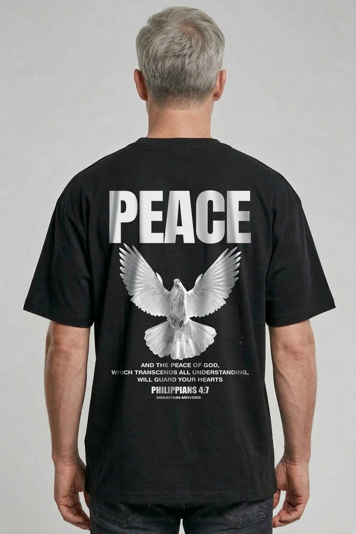 Divine Peace & Protection Oversized Shirt BackPrint
