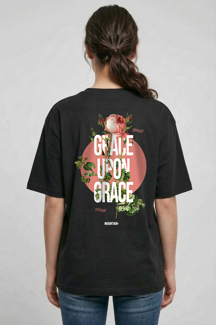 Grace upon Grace Oversized Shirt BackPrint