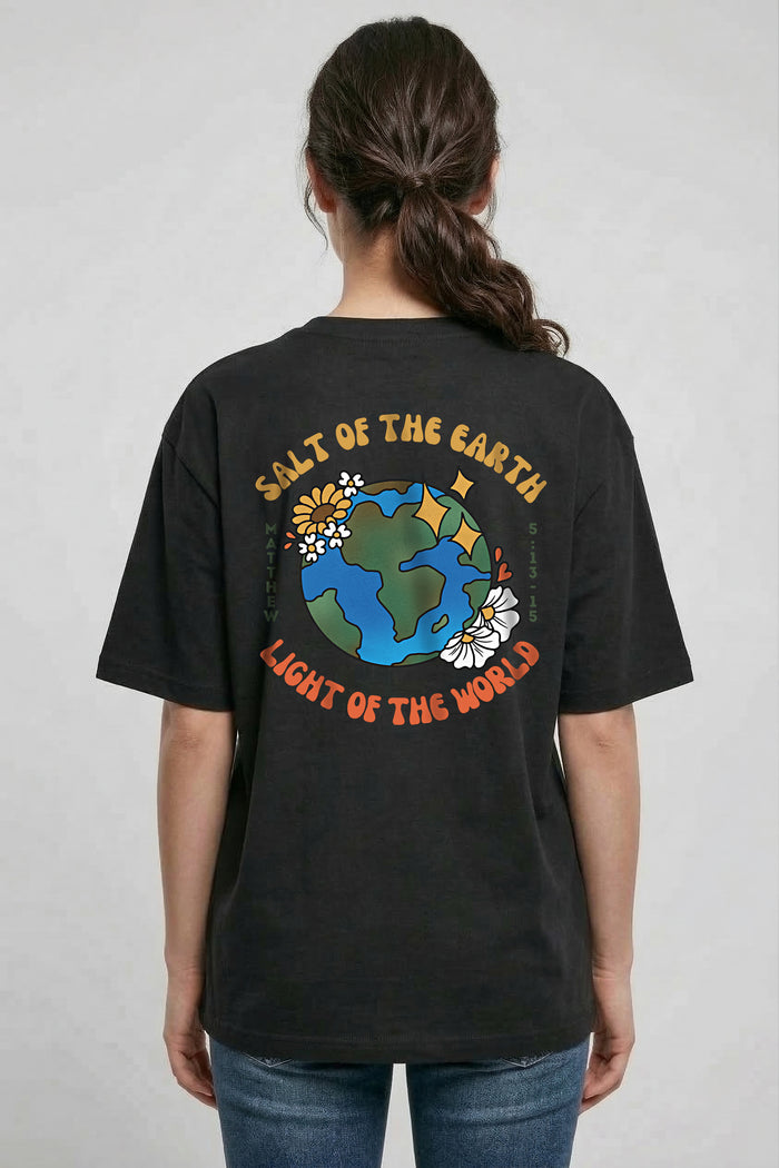 Salt & Light of the World Oversized Shirt BackPrint