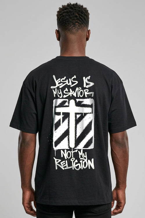 Jesus is my Savior Oversized Shirt BackPrint