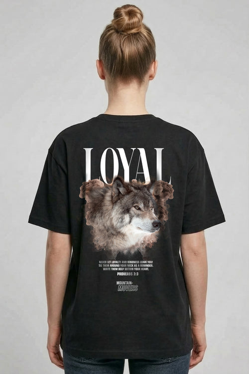 Trouw oversized T-shirt met print op de achterkant