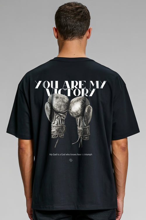 Mijn overwinning Premium oversized T-shirt op de achterkant