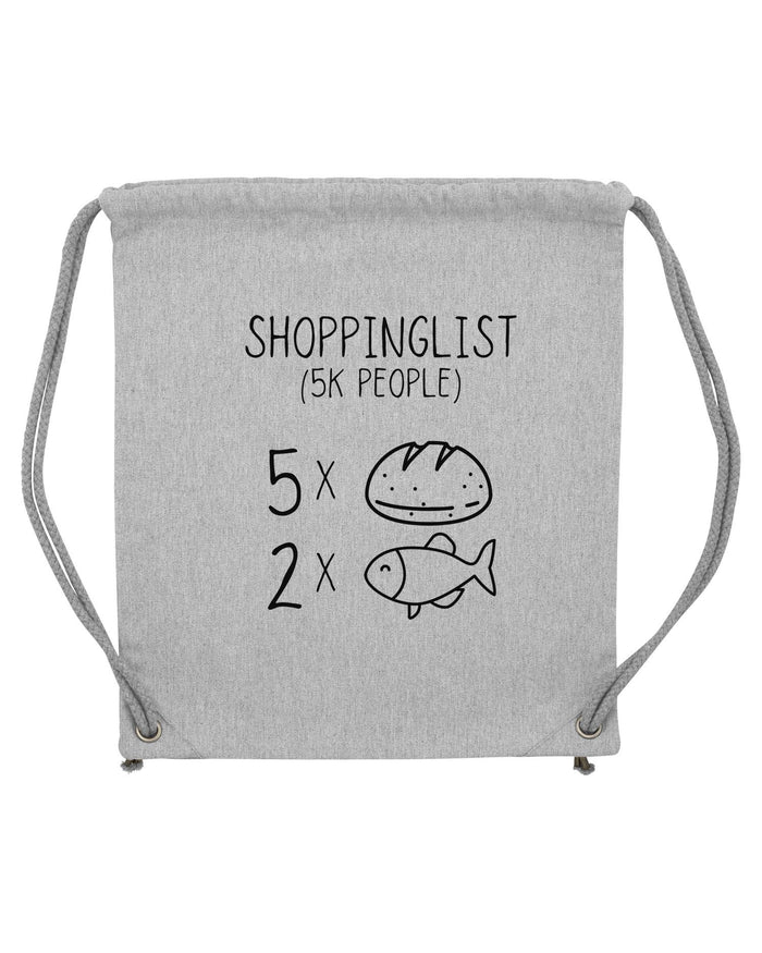 Shoppinglist Gym Bag
