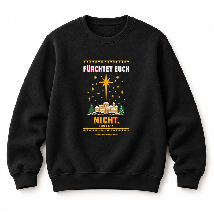 Fürchtet euch nicht Dorf Christmas Sweatshirt