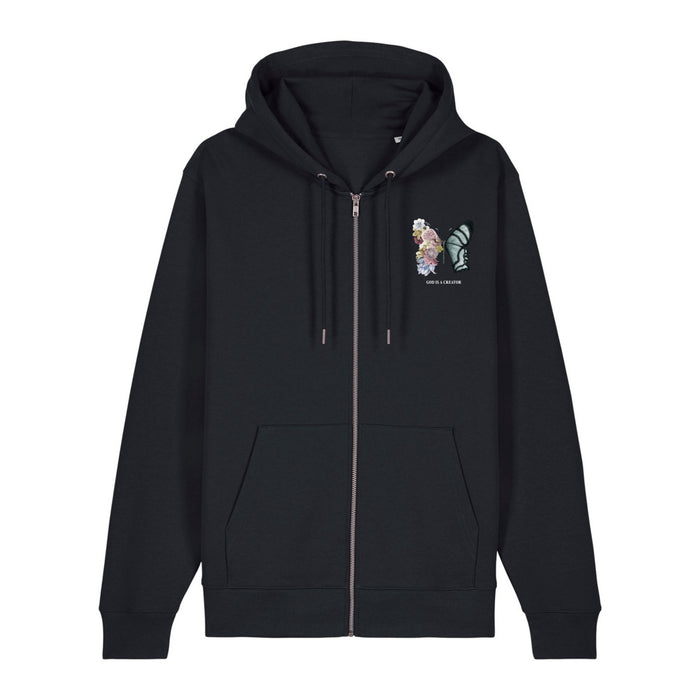 God is a Creator Zipper Hoodie