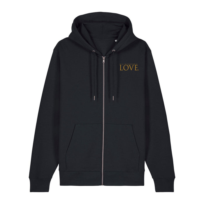 Golden Love Zipper Hoodie