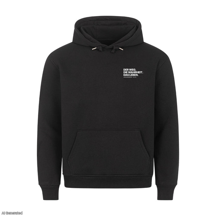 Der Weg die Wahrheit das Leben Johannes 14:6 Hoodie