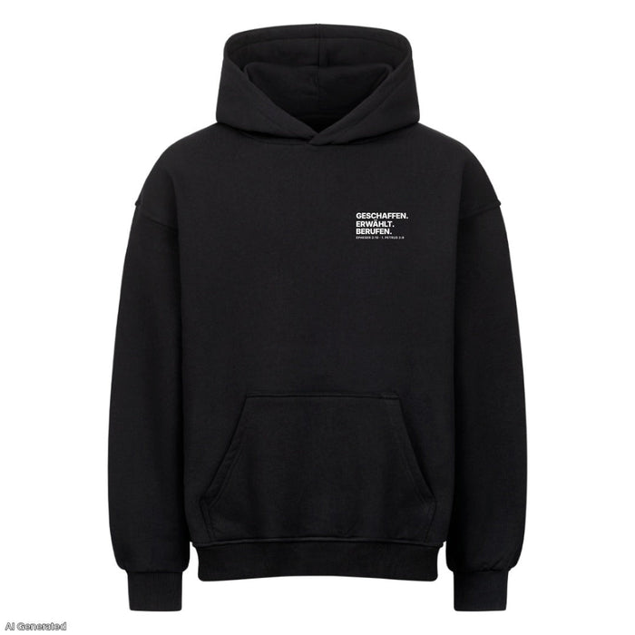 Geschaffen erwählt berufen Epheser 2:10 Oversize Hoodie