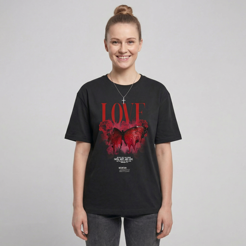 Love Streetwear Oversized Shirt FrontPrint