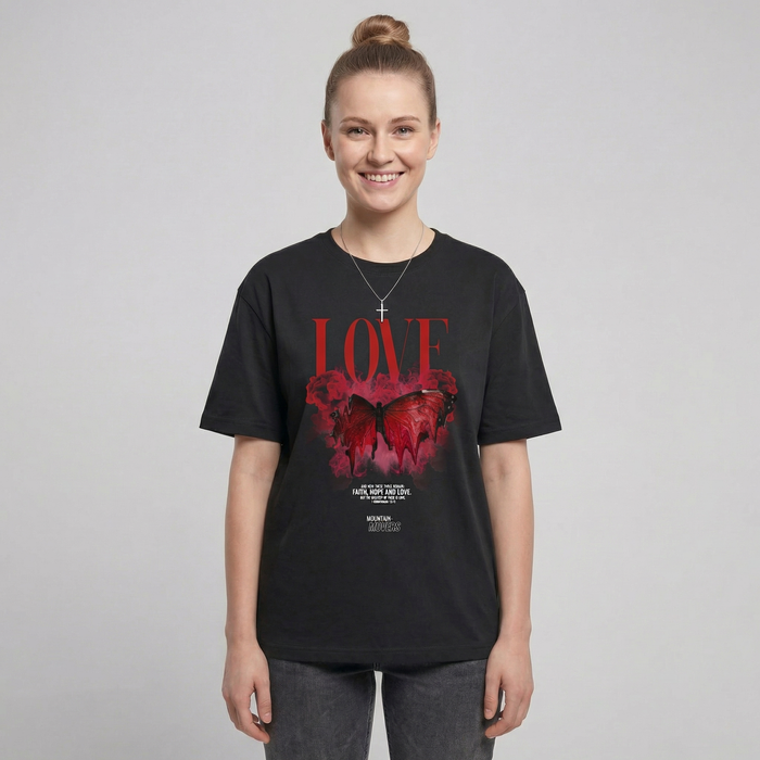 Love Streetwear Oversized Shirt FrontPrint