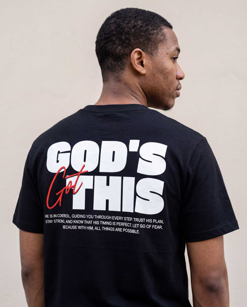 God Regelt Dit Shirt Rugprint