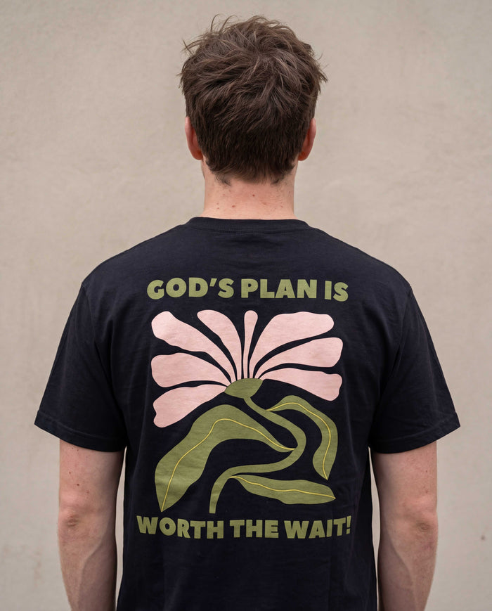 Gods Plan worth Shirt Backprint