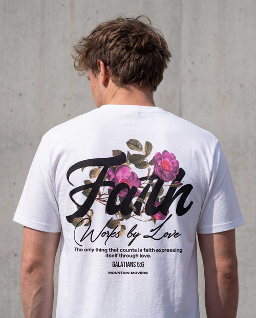 Faith Work By love Shirt Backprint