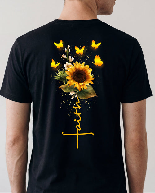 Faith Sunflower shirt rugprint
