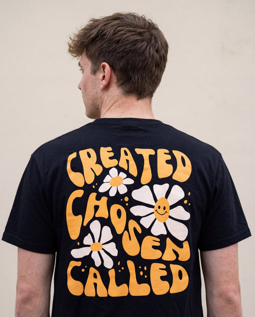 Created Chosen Called Shirt Backprint