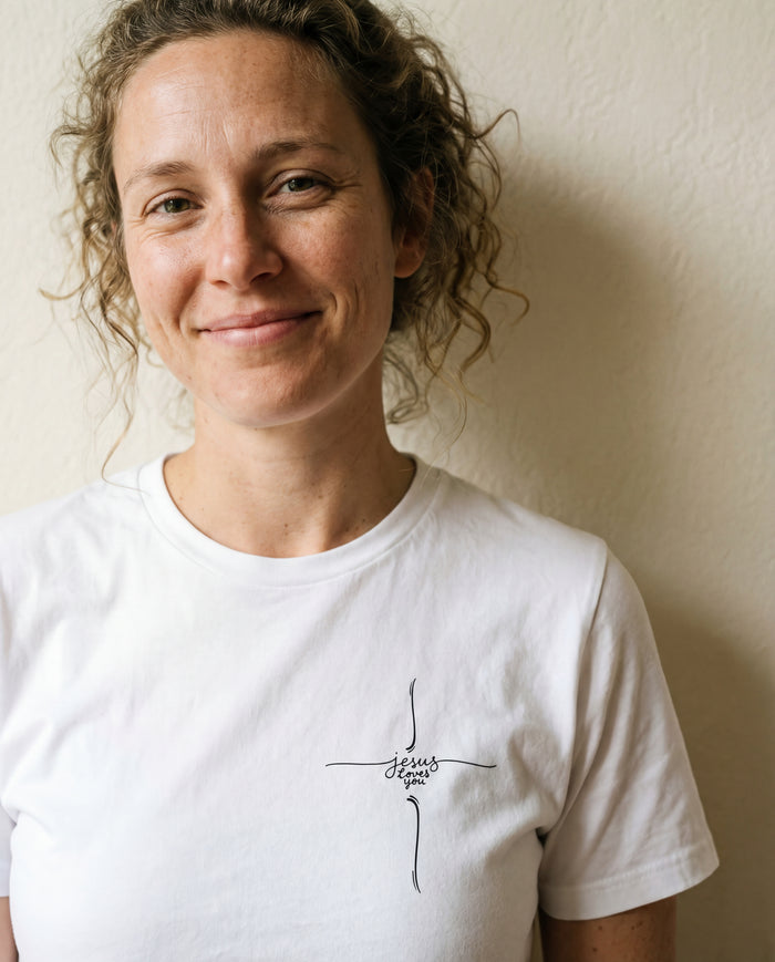 Cross Jesus Loves You Shirt