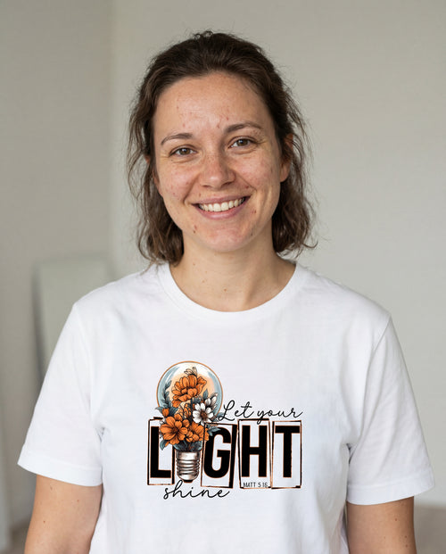 Let your light shine women's shirt