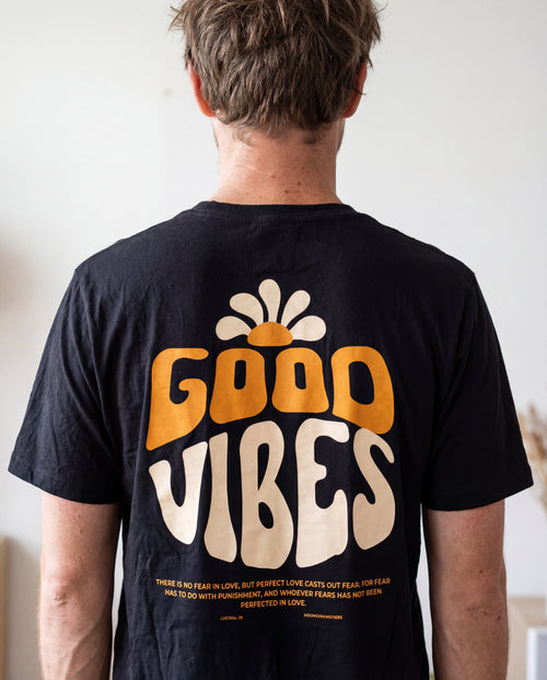 Good Vibes Flower Shirt BackPrint
