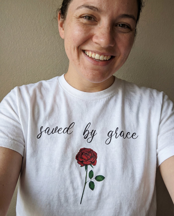Saved by Grace Rose Shirt