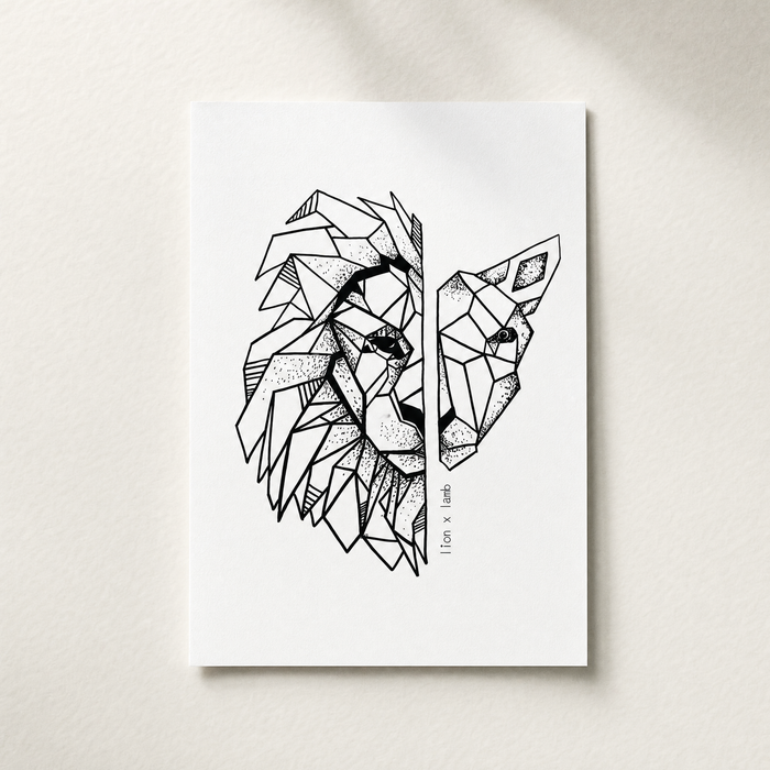 Lion x Lamb Poster A4 + A3