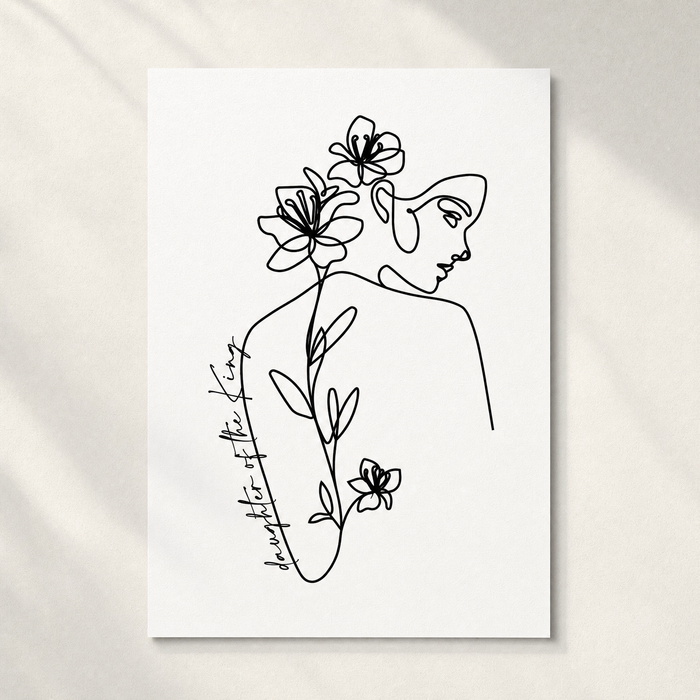 Daughter of the King Poster A4 + A3