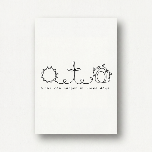 A Lot Can Happen In 3 Days Poster A4 + A3