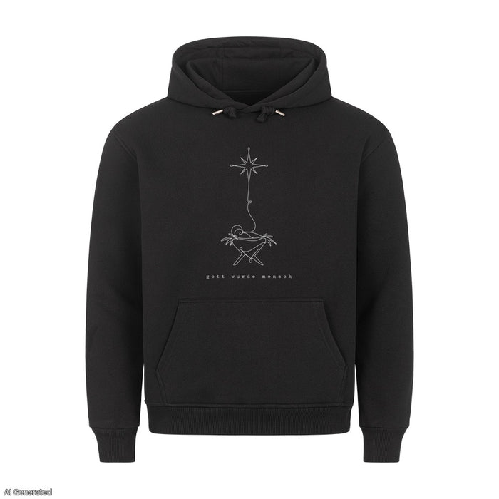 Gott wurde Mensch Christmas Hoodie