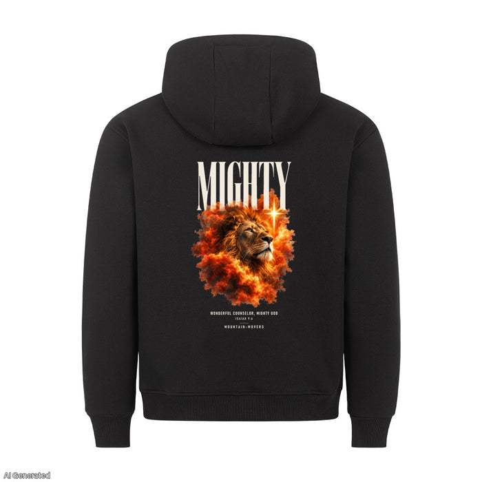 Wonderful Counselor Mighty God Christmas Hoodie Backprint