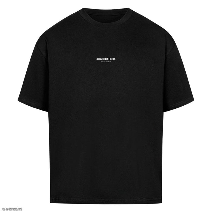 Jesus ist Herr Römer 10:9 Oversize Shirt
