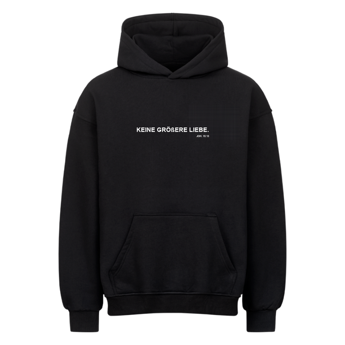 Keine größere Liebe Oversized Hoodie Minimalistisch Selah x MM