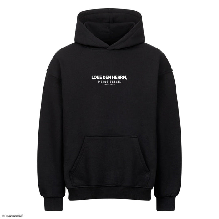 Lobe den Herrn meine Seele Psalm 103:1 Oversize Hoodie
